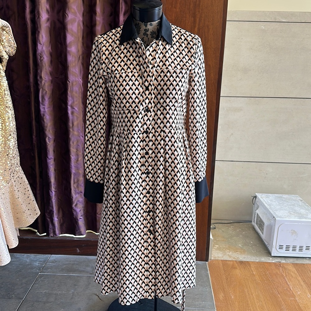 Who What Wear Patterned Dress
